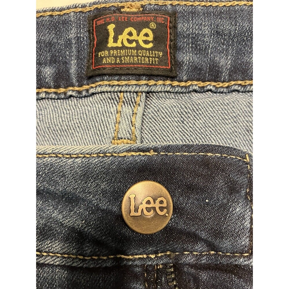 Lee Womens Straight Leg Blue Jeans Size 6M